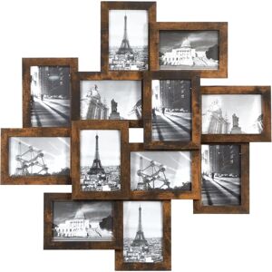 SONGMICS Model - Rustic Brown Wall Collage - Picture Frames SONGMICS Model - Rustic Brown Wall Collage - Picture Frames
