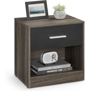 VASAGLE Bedside Table with Drawer and Open Compartment - Nightstand VASAGLE Bedside Table with Drawer and Open Compartment - Nightstand