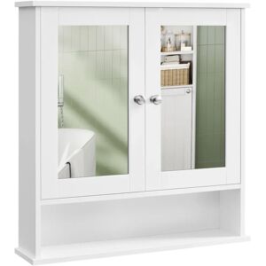 VASAGLE White Wall-Mounted Bathroom Cabinet - 65x15x75 cm VASAGLE White Wall-Mounted Bathroom Cabinet - 65x15x75 cm