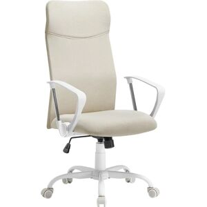 Sedia da Ufficio Ergonomica Songmics - Girevole, Regolabile, Beige - Arredamento da Ufficio Sedia da Ufficio Ergonomica Songmics - Girevole, Regolabile, Beige - Arredamento da Ufficio
