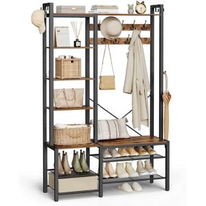 VASAGLE Hall Tree with Bench and Shoe Storage - Coat Rack VASAGLE Hall Tree with Bench and Shoe Storage - Coat Rack
