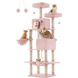Feandrea Tall Cat Tree - Scratching Posts - Pink - Large Feandrea Tall Cat Tree - Scratching Posts - Pink - Large