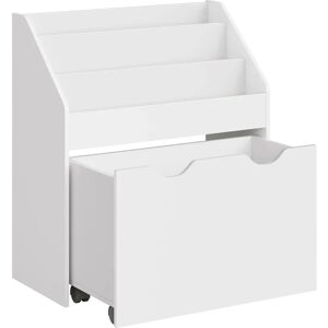 SONGMICS Kids Bookshelf Toy Organizer - White - Kids Bookshelf and Toy Organizer SONGMICS Kids Bookshelf Toy Organizer - White - Kids Bookshelf and Toy Organizer