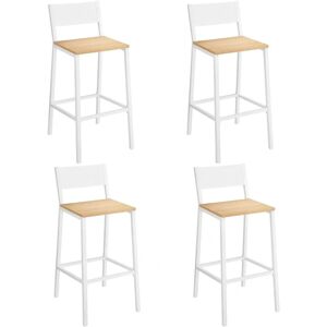 VASAGLE Set of 2 Industrial Style Kitchen Bar Stools - Bar Stools VASAGLE Set of 2 Industrial Style Kitchen Bar Stools - Bar Stools