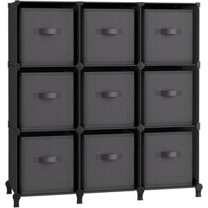 SONGMICS Storage Cube - Black, Grey - 9 Compartments SONGMICS Storage Cube - Black, Grey - 9 Compartments
