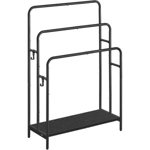 VASAGLE 3-Bar Towel Rack with Hooks - Towel Holder, 70L cm VASAGLE 3-Bar Towel Rack with Hooks - Towel Holder, 70L cm