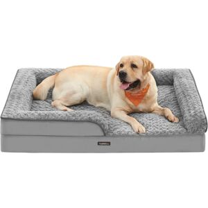 Lit pour Chien avec Bords - Mémoire Orthopédique - 106x81x18 cm - Publicité Lit pour Chien avec Bords - Mémoire Orthopédique - 106x81x18 cm - Publicité