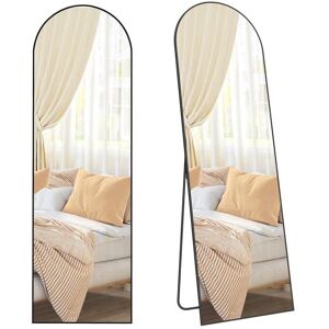 SONGMICS Volledig lengte spiegel - 160x50cm - Zwart - Staande spiegel SONGMICS Volledig lengte spiegel - 160x50cm - Zwart - Staande spiegel