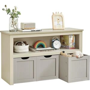 VASAGLE Kids Toy Storage - 3 Drawers - Sand Beige - Toy Storage VASAGLE Kids Toy Storage - 3 Drawers - Sand Beige - Toy Storage