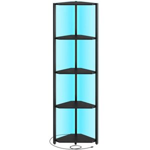 VASAGLE Model LBC590K02 - Corner Shelf with LED Lights VASAGLE Model LBC590K02 - Corner Shelf with LED Lights