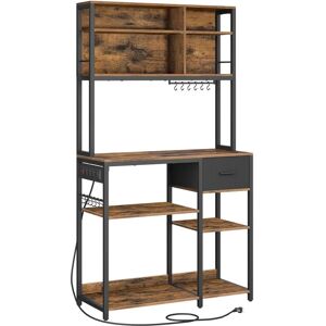 Scaffale cucina VASAGLE con multipresa - Marrone vintage Scaffale cucina VASAGLE con multipresa - Marrone vintage