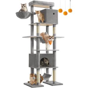 Feandrea 201cm Tall Cat Tree Large - Multi-Level Indoor Cat Condo Feandrea 201cm Tall Cat Tree Large - Multi-Level Indoor Cat Condo