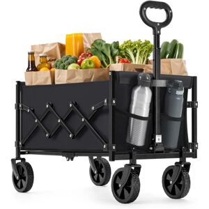 SONGMICS Chariot de Camping Pliable - Chariot avec Roues Renforcées - Publicité SONGMICS Chariot de Camping Pliable - Chariot avec Roues Renforcées - Publicité