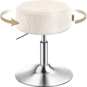 VASAGLE Cream White Adjustable Makeup Stool - Makeup Stool VASAGLE Cream White Adjustable Makeup Stool - Makeup Stool