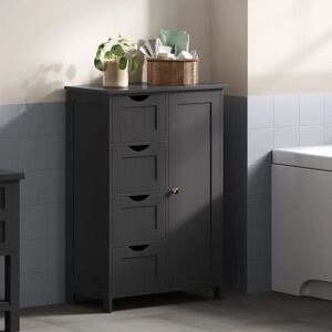 VASAGLE Bathroom Storage Cabinet - 4 Drawers, 30x55x82cm VASAGLE Bathroom Storage Cabinet - 4 Drawers, 30x55x82cm