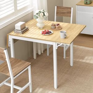 VASAGLE Natural Oak Extendable Dining Table - Dining Table VASAGLE Natural Oak Extendable Dining Table - Dining Table