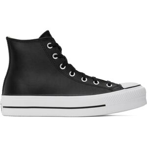 Converse Sorte Chuck Taylor All Star Lift Lædersko - Sneakers Converse Sorte Chuck Taylor All Star Lift Lædersko - Sneakers