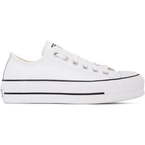 Converse Hvide Chuck Taylor All Star Platform Lædersko - Sko Converse Hvide Chuck Taylor All Star Platform Lædersko - Sko