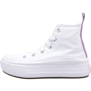 Converse Chuck Taylor All Star Move Enfants - blanc/purple pixel/blanc - Publicité Converse Chuck Taylor All Star Move Enfants - blanc/purple pixel/blanc - Publicité