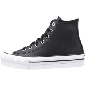 Converse Læder Chuck Taylor All Star Platform Børn - sort/naturlig elfenben/hvid Converse Læder Chuck Taylor All Star Platform Børn - sort/naturlig elfenben/hvid
