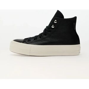 Baskets Converse Black Chuck Taylor All Star Lift Plateforme - Cuir Imperméable - Femmes - Publicité Baskets Converse Black Chuck Taylor All Star Lift Plateforme - Cuir Imperméable - Femmes - Publicité
