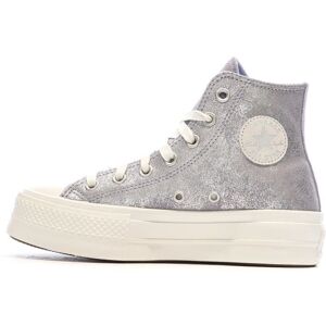 Converse Violett Wildleder Schimmer Plattform Sneakers - Sneaker Converse Violett Wildleder Schimmer Plattform Sneakers - Sneaker