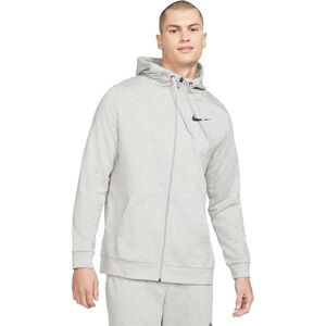 Nike Homme Gris Dri-FIT Sweat à Capuche Zippé - Écologique & Résistant - Publicité Nike Homme Gris Dri-FIT Sweat à Capuche Zippé - Écologique & Résistant - Publicité