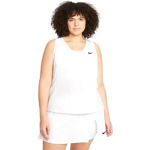 Nike Womens Dri-FIT Court Victory Tennis Tank Top - White Nike Womens Dri-FIT Court Victory Tennis Tank Top - White