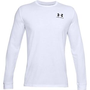 Under Armour Logo Chest Long Sleeve T-Shirt - White - S Under Armour Logo Chest Long Sleeve T-Shirt - White - S