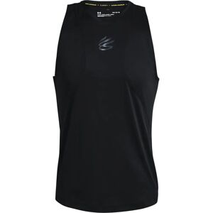 Under Armour x Stephen Curry Zwarte Prestatie Tanktop - Mannen Under Armour x Stephen Curry Zwarte Prestatie Tanktop - Mannen