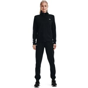 Under Armour Women's Black / White Tricot Tracksuit Under Armour Women's Black / White Tricot Tracksuit