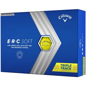 Callaway ERC Soft Triple Track - Jaune - Balles de golf - Publicité Callaway ERC Soft Triple Track - Jaune - Balles de golf - Publicité