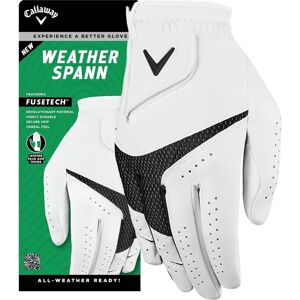 Callaway Weiße Golf Wetter Spann - Medium - Golfhandschuhe Callaway Weiße Golf Wetter Spann - Medium - Golfhandschuhe