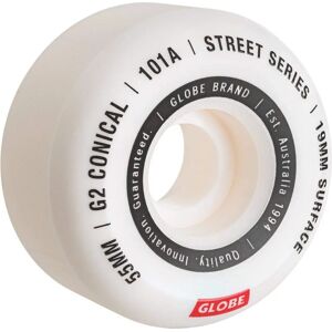 Globe G2 Conical Street Skateboard Wheel White - Skateboard Wheel Globe G2 Conical Street Skateboard Wheel White - Skateboard Wheel