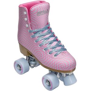Impala Rose/Violett Quad Skate - Wavy Check - Rollschuhe Impala Rose/Violett Quad Skate - Wavy Check - Rollschuhe