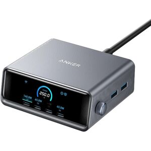 Anker Prime 250W GaN Charger - Fast Charging Station Anker Prime 250W GaN Charger - Fast Charging Station