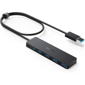 Anker A7516016 Ultra Cienki Hub USB 3.0 - 4 Porty - Czarny Anker A7516016 Ultra Cienki Hub USB 3.0 - 4 Porty - Czarny