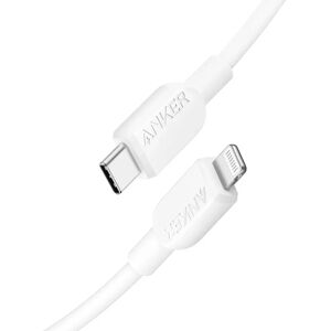 Anker 310 USB-C to Lightning Cable - White - 6ft - Cable Anker 310 USB-C to Lightning Cable - White - 6ft - Cable
