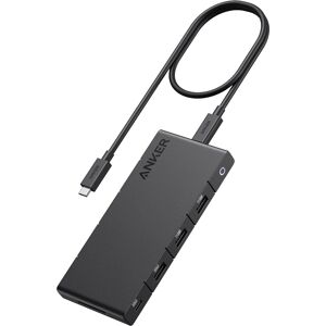 Anker 364 Hub USB-C - 10-en-1 HDMI Double Noir - Publicité Anker 364 Hub USB-C - 10-en-1 HDMI Double Noir - Publicité