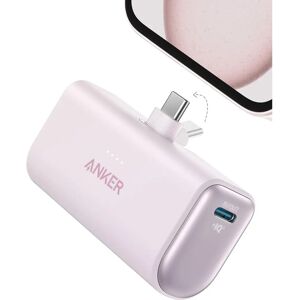 Anker Nano Power Bank - 22.5W Compact Portable Charger Lotus Pink Anker Nano Power Bank - 22.5W Compact Portable Charger Lotus Pink