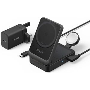 Anker MagGo Wireless Charging Station - Foldable 3-in-1 - Black Stone Anker MagGo Wireless Charging Station - Foldable 3-in-1 - Black Stone