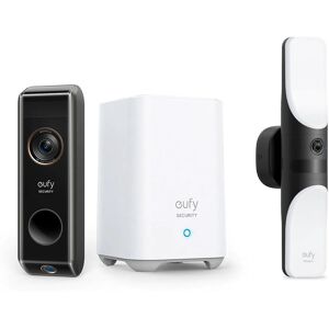 Eufy Video Doorbell S330 + Wall Light Cam S100 - Black Eufy Video Doorbell S330 + Wall Light Cam S100 - Black