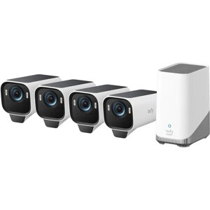 Kit de 4 Câmeras eufyCam S3 Pro Branco - Kit de Segurança Kit de 4 Câmeras eufyCam S3 Pro Branco - Kit de Segurança
