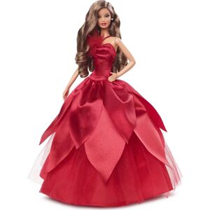 Poupée de Noël Signature 2022 de Barbie - Brun Clair - Support de Doll - Publicité Poupée de Noël Signature 2022 de Barbie - Brun Clair - Support de Doll - Publicité