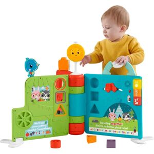 Fisher-Price Jouet pour bébé Mon grand livre d'activités évolutif - 4 pièces - Publicité Fisher-Price Jouet pour bébé Mon grand livre d'activités évolutif - 4 pièces - Publicité