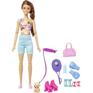 Mattel - Poupée Barbie avec Chiot, Patins de Soins et Tenis - Poupée - Publicité Mattel - Poupée Barbie avec Chiot, Patins de Soins et Tenis - Poupée - Publicité