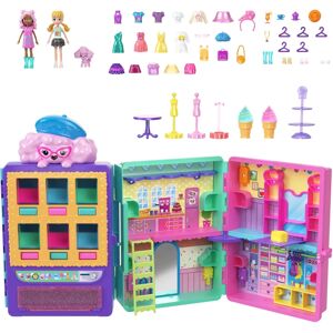 Polly Pocket HKW12 coffret - coffret, 2 poupées, distributeur bonbons, 2 étages - Publicité Polly Pocket HKW12 coffret - coffret, 2 poupées, distributeur bonbons, 2 étages - Publicité
