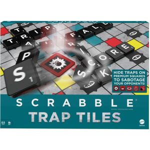 Mattel HLM17 Scrabble Traps Danger - Family Board Game Mattel HLM17 Scrabble Traps Danger - Family Board Game