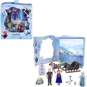 Mattel Elsa Anna Kristoff Olaf Sven Frozen Storybook Set - Children's Toy Mattel Elsa Anna Kristoff Olaf Sven Frozen Storybook Set - Children's Toy