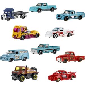 Hot Wheels HMK46 Toy Vehicle - 10-Pack Semi-Trucks & More Hot Wheels HMK46 Toy Vehicle - 10-Pack Semi-Trucks & More